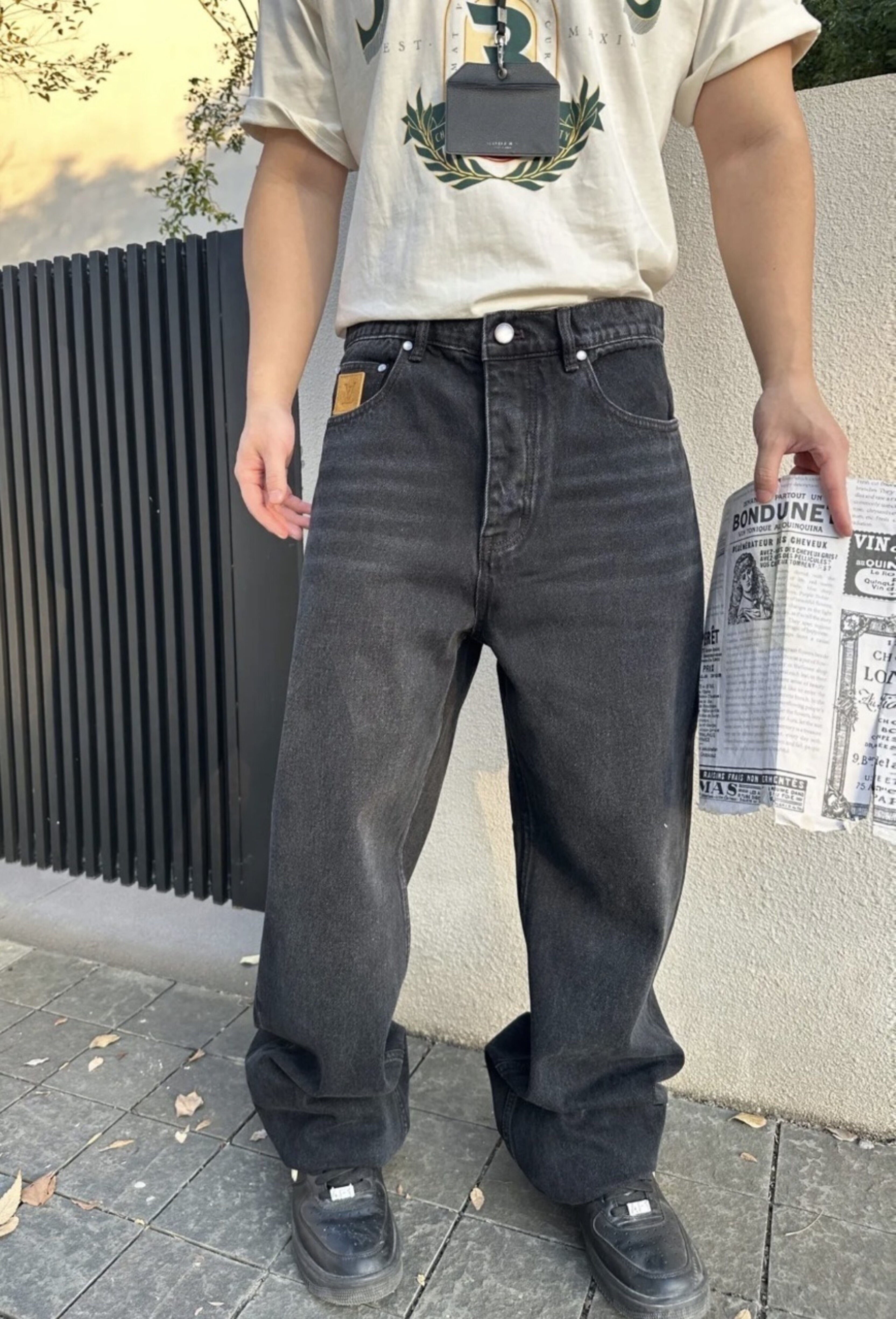 Louis Vuitton Monogrammed Letter Jeans