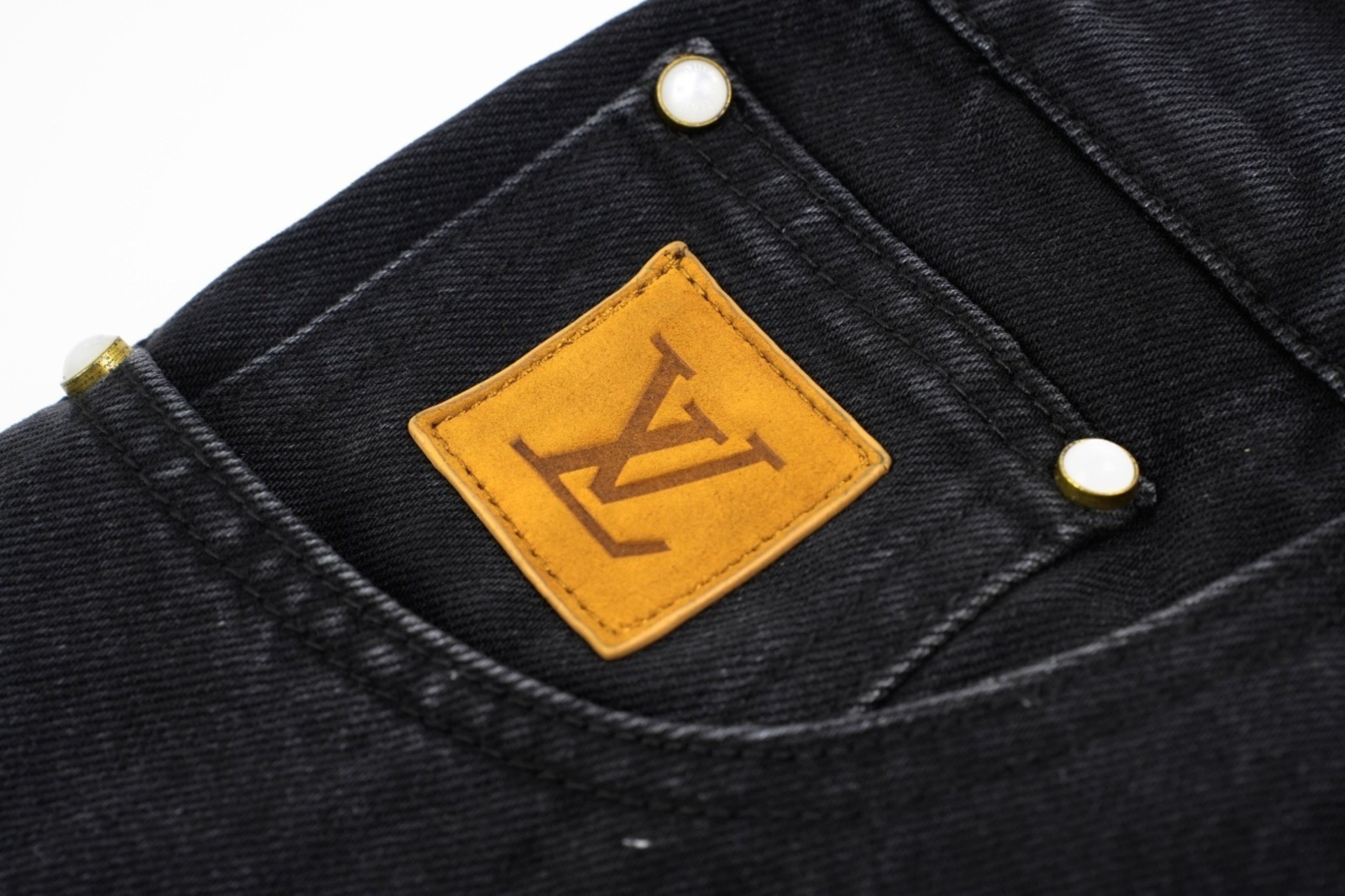 Louis Vuitton Monogrammed Letter Jeans