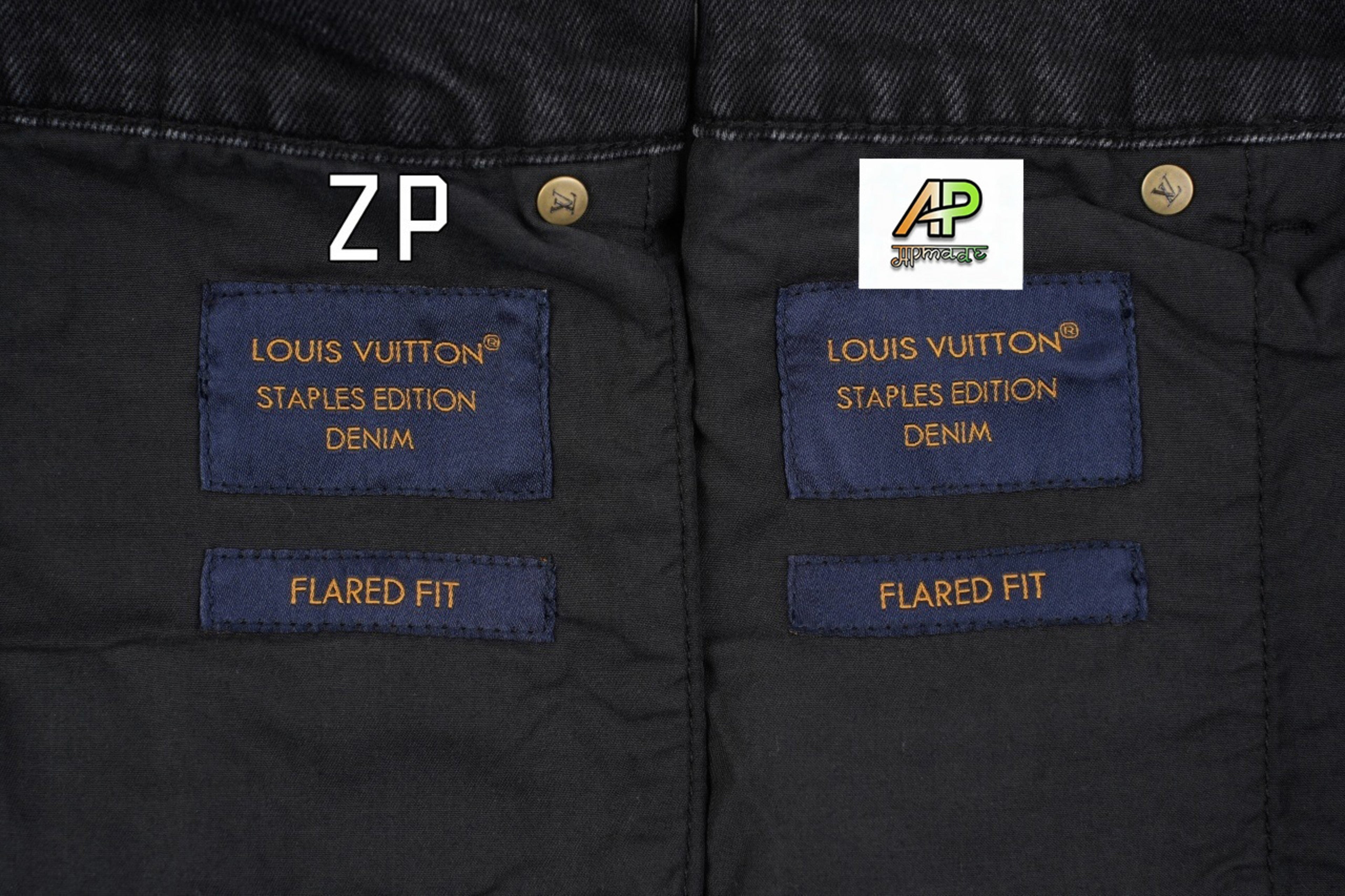 Louis Vuitton Monogrammed Letter Jeans