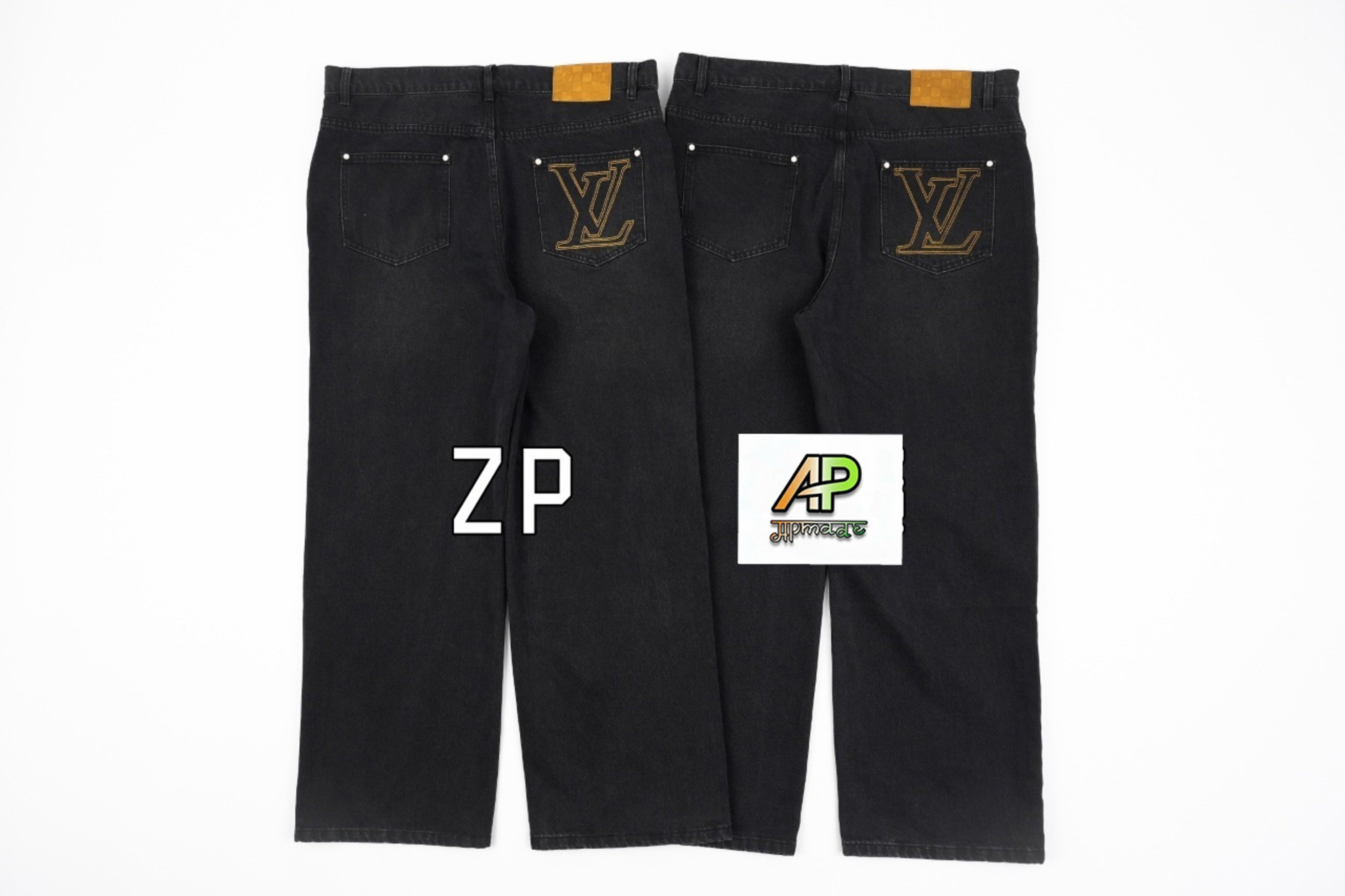 Louis Vuitton Monogrammed Letter Jeans