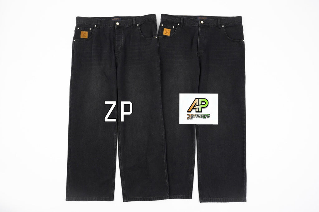 Louis Vuitton Monogrammed Letter Jeans