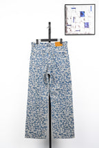 Louis Vuitton Monogram Pixelated Leopard Print Jeans
