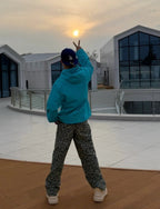 Louis Vuitton Monogram Pixelated Leopard Print Jeans