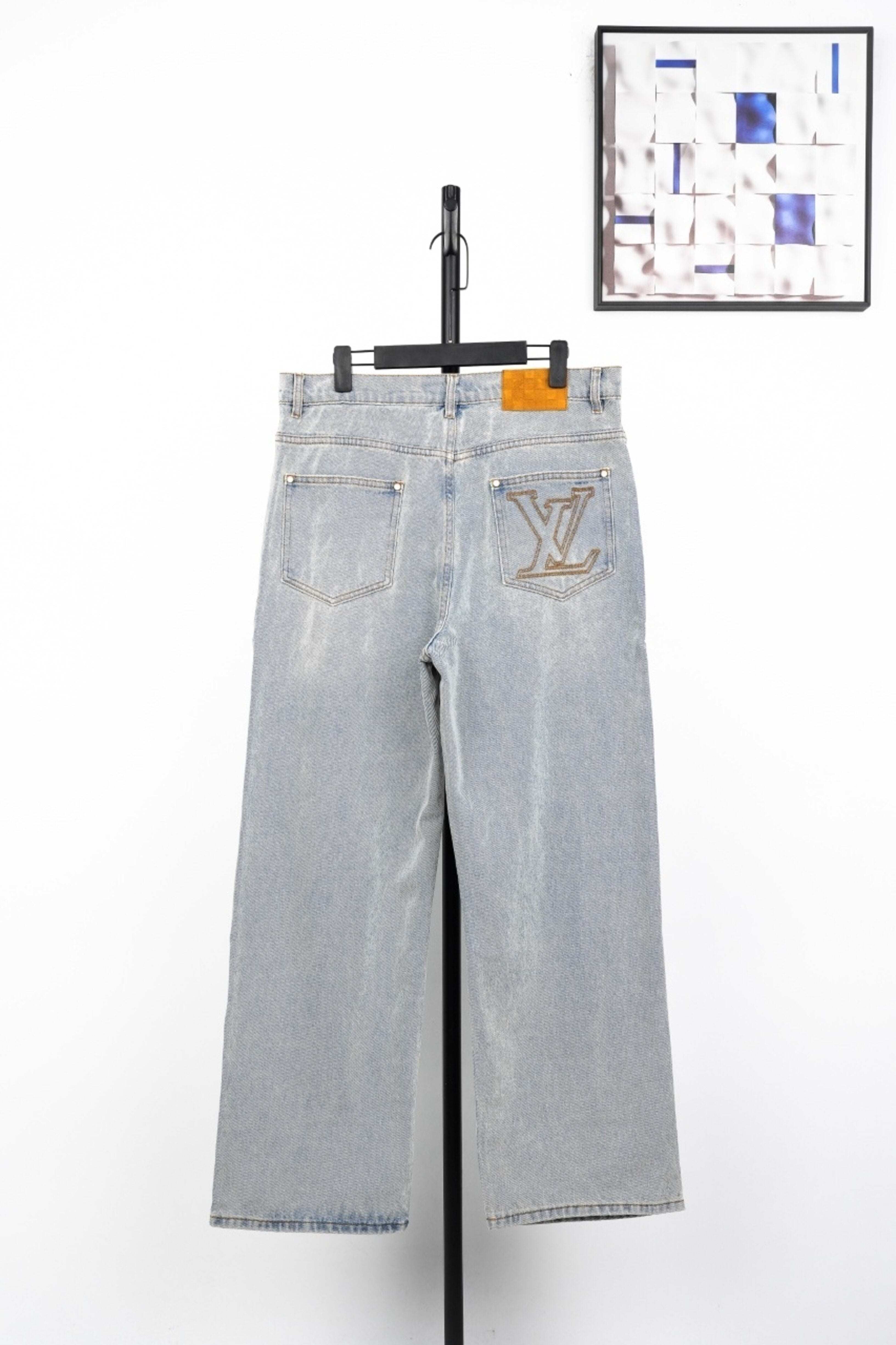 Louis Vuitton Jeans with Visible Stitching in Pockets