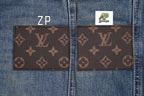 Louis Vuitton Labeled High-Waisted Straight Leg Jeans