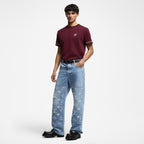 Louis Vuitton L Washed Distressed Denim Trousers