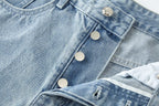 Louis Vuitton L Washed Distressed Denim Trousers