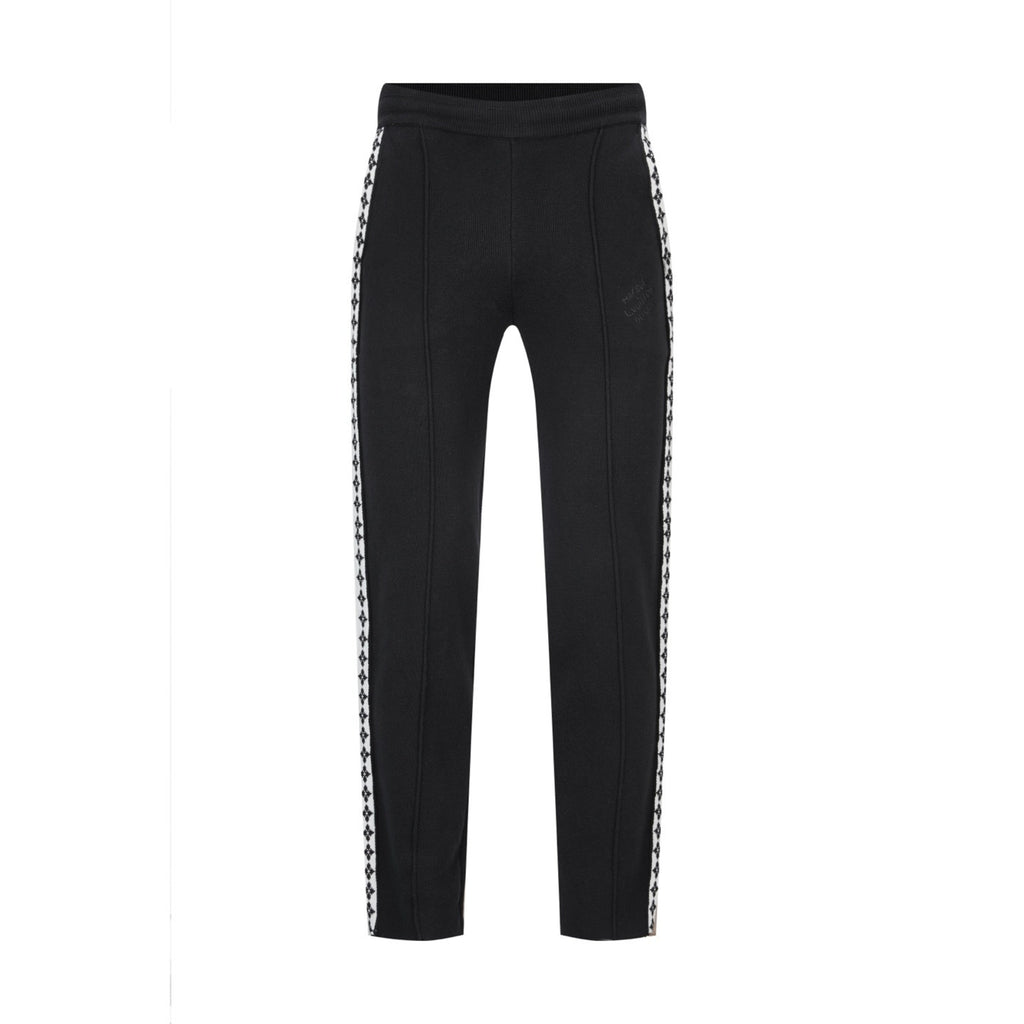 Louis Vuitton Preppy Style Knitted Embroidered Trousers