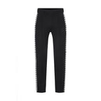 Louis Vuitton Preppy Style Knitted Embroidered Trousers