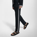 Louis Vuitton Preppy Style Knitted Embroidered Trousers