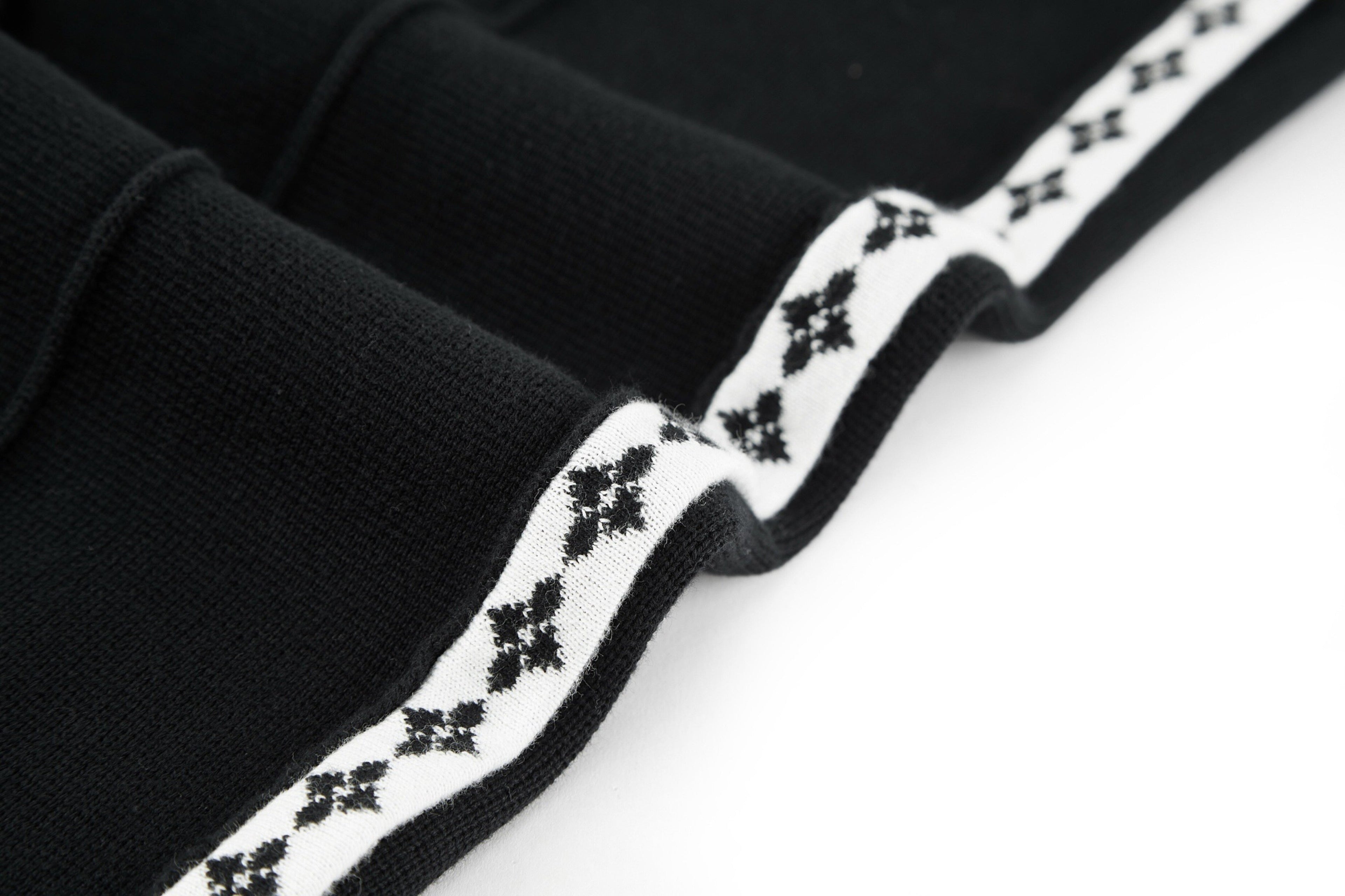 Louis Vuitton Preppy Style Knitted Embroidered Trousers