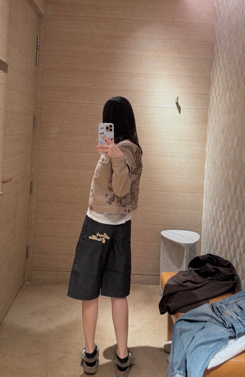 Louis Vuitton LV Solid Chambray Shorts