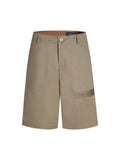 Louis Vuitton Logo Patch Cotton Casual Shorts