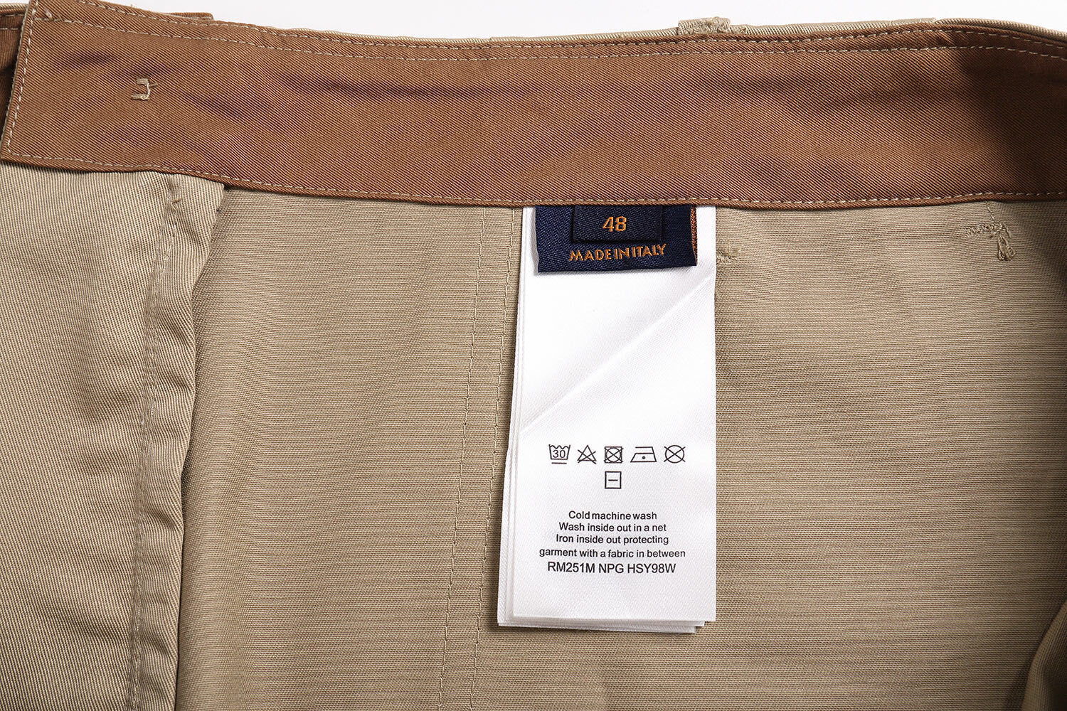 Louis Vuitton Logo Patch Cotton Casual Shorts