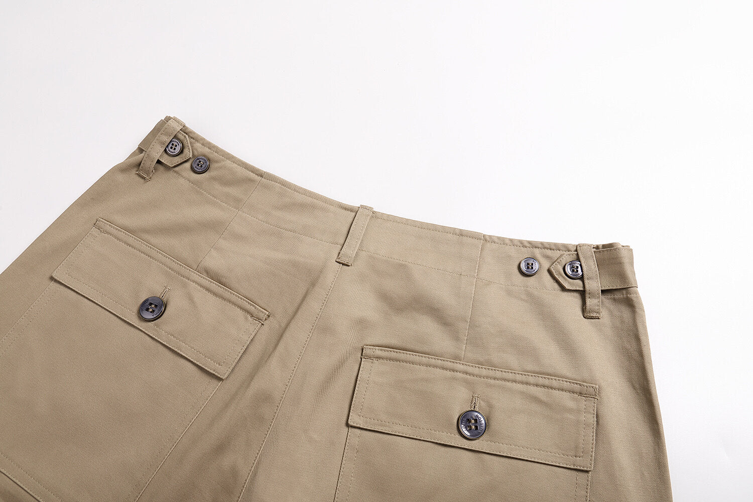 Louis Vuitton Logo Patch Cotton Casual Shorts