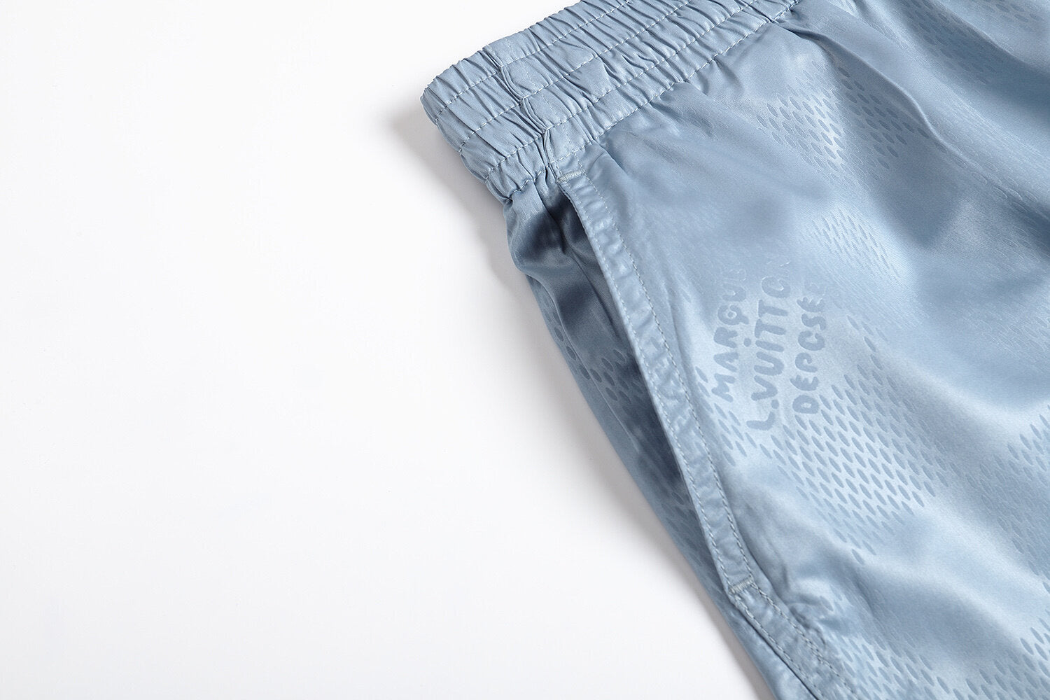 Louis Vuitton Solid Color Embossed Jacquard Beach Shorts