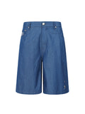 Louis Vuitton Embroidered Chambray Shorts