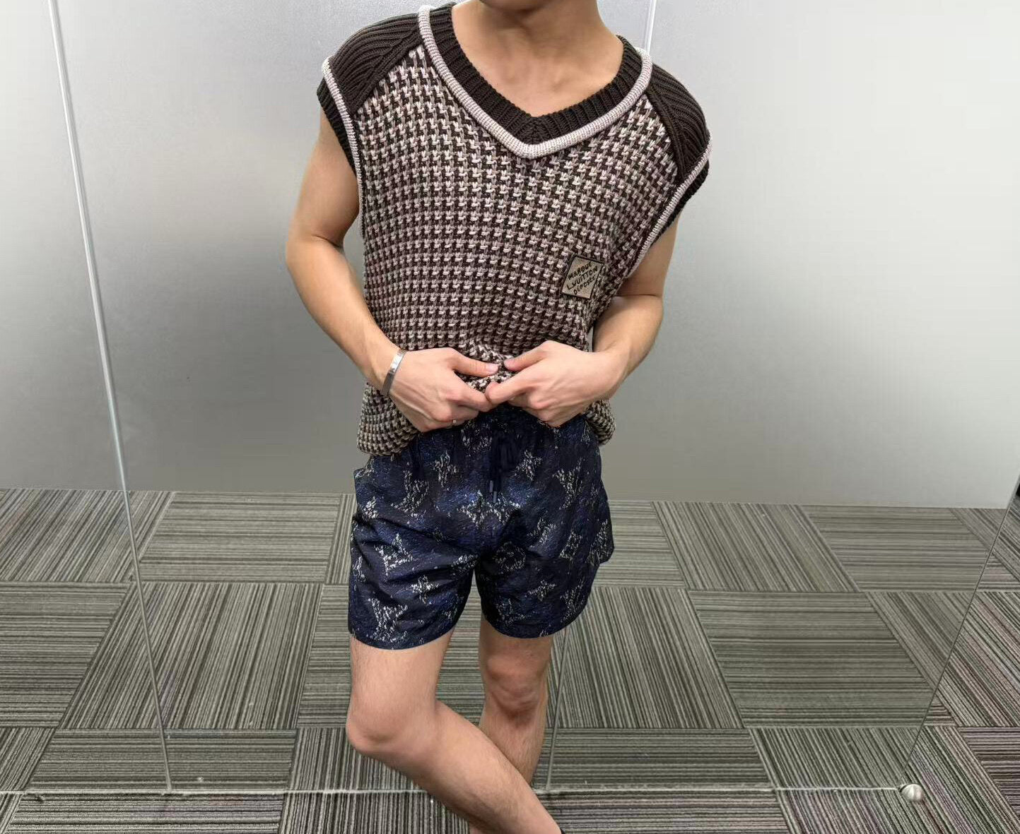 Louis Vuitton Floral Beach Shorts