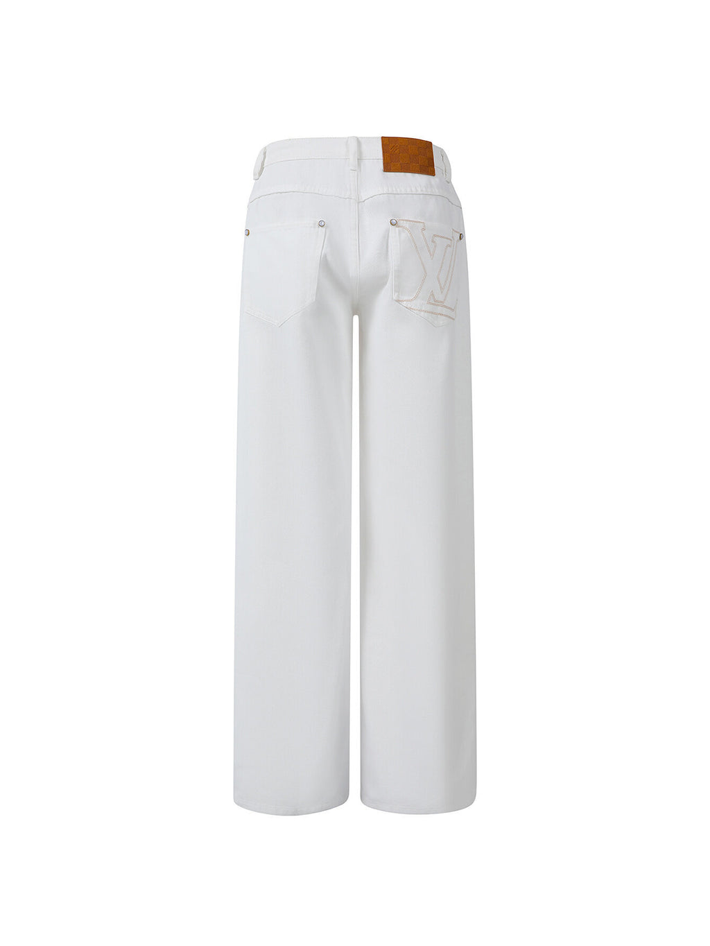 Louis Vuitton Embroidered Skateboard Jeans