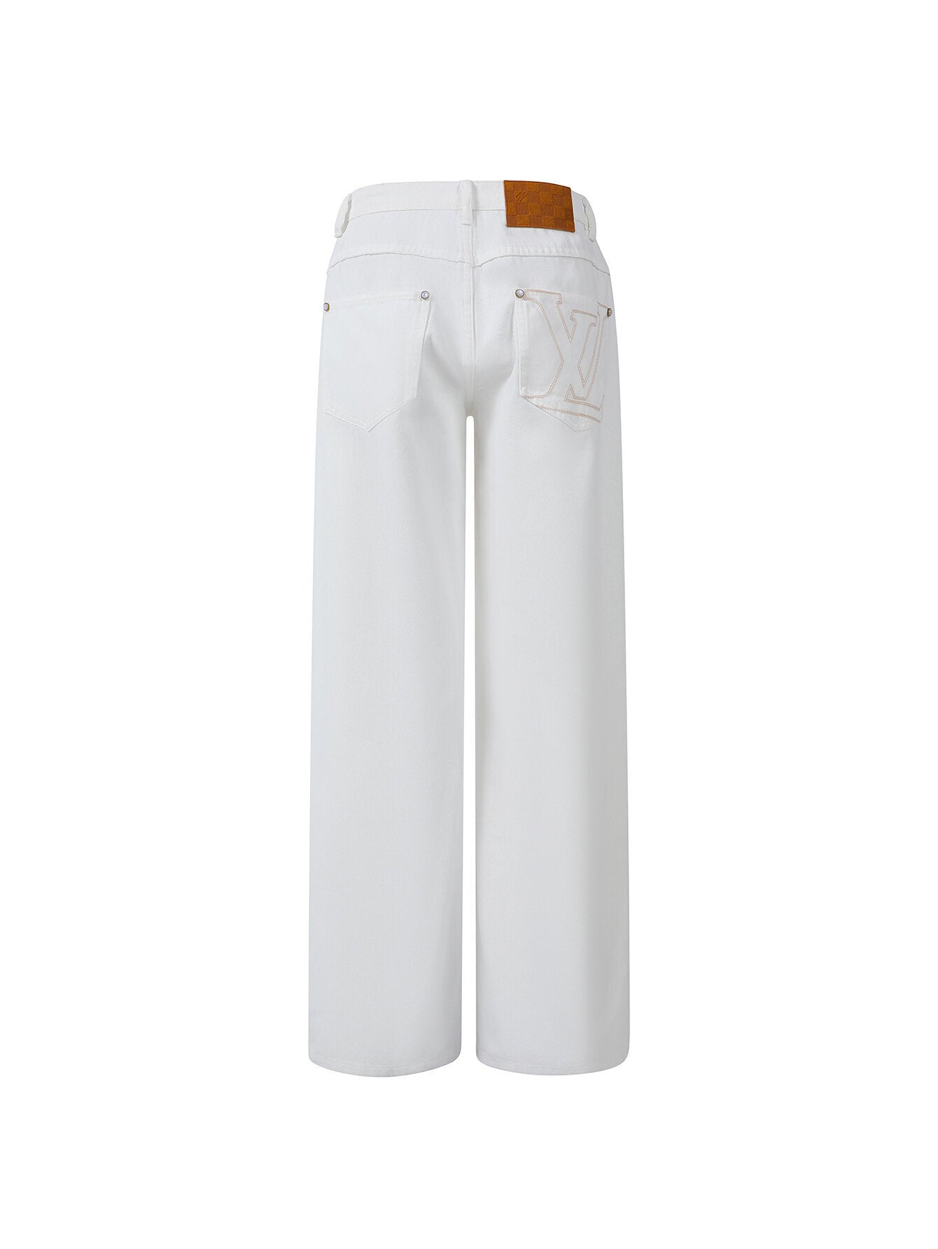 Louis Vuitton Embroidered Skateboard Jeans