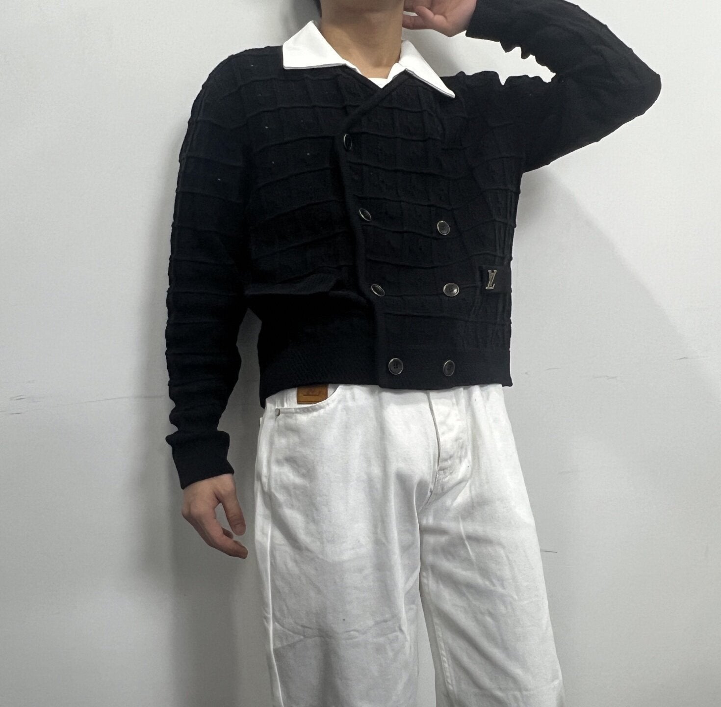 Louis Vuitton Embroidered Skateboard Jeans