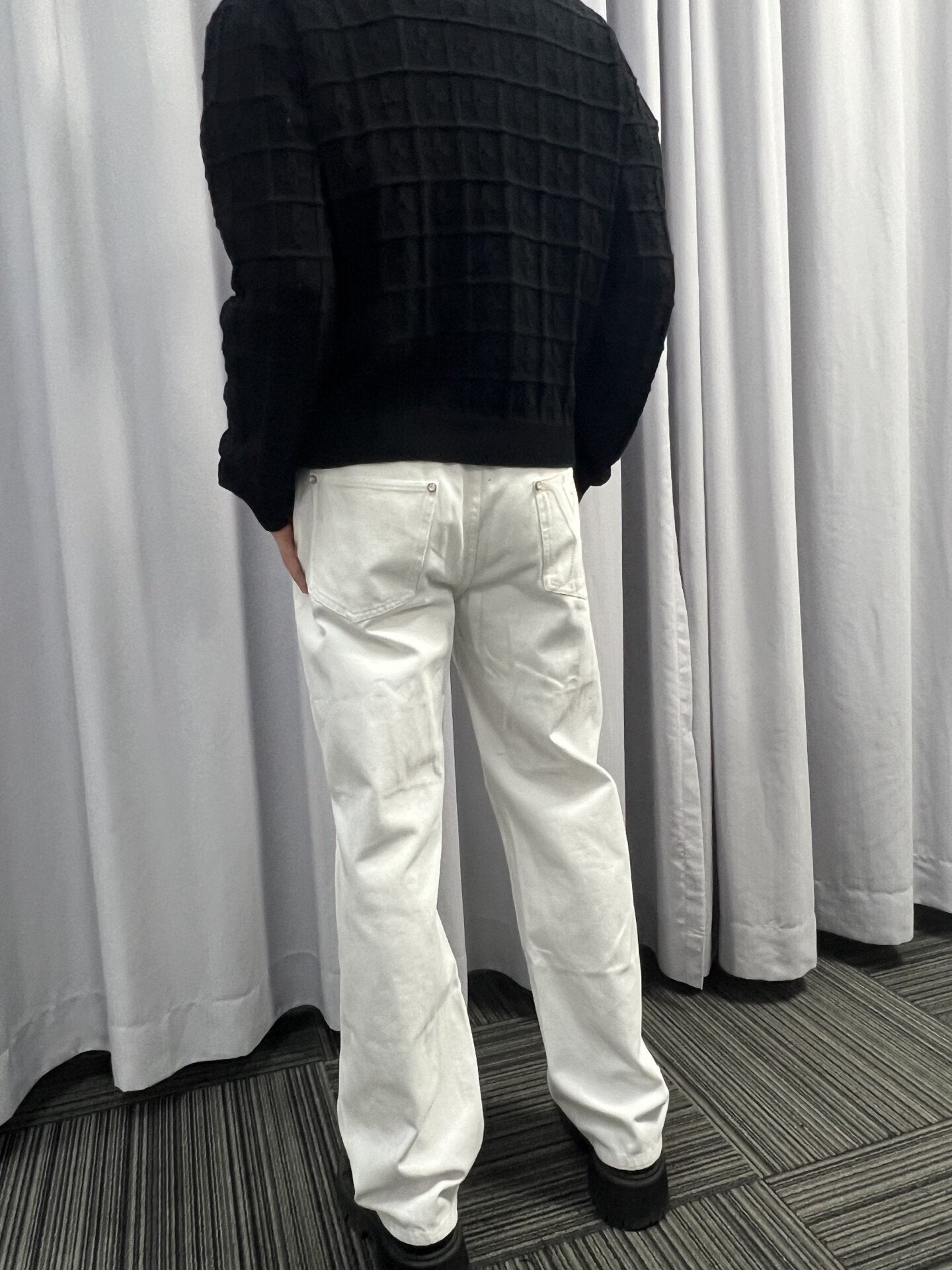 Louis Vuitton Embroidered Skateboard Jeans