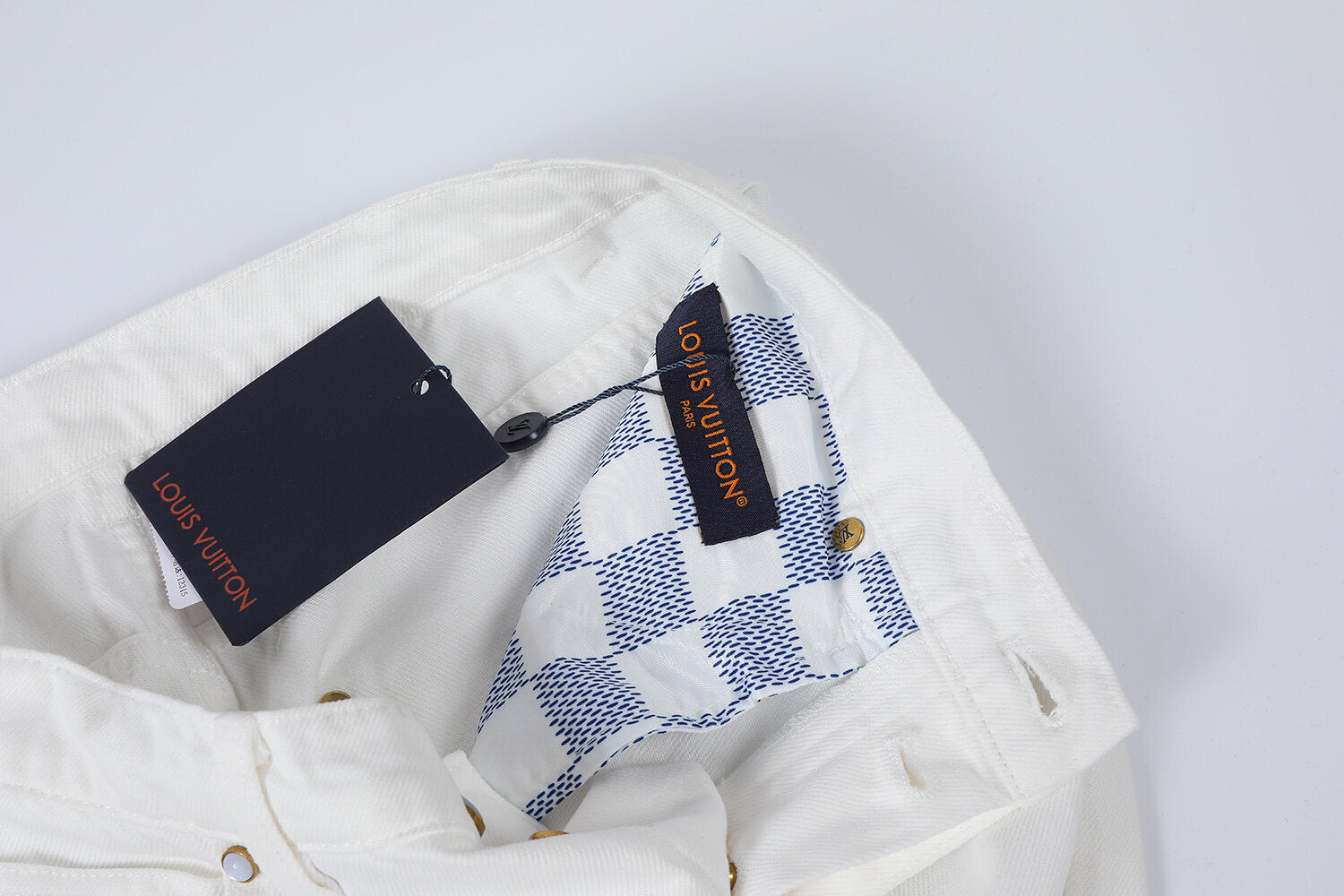 Louis Vuitton Embroidered Skateboard Jeans