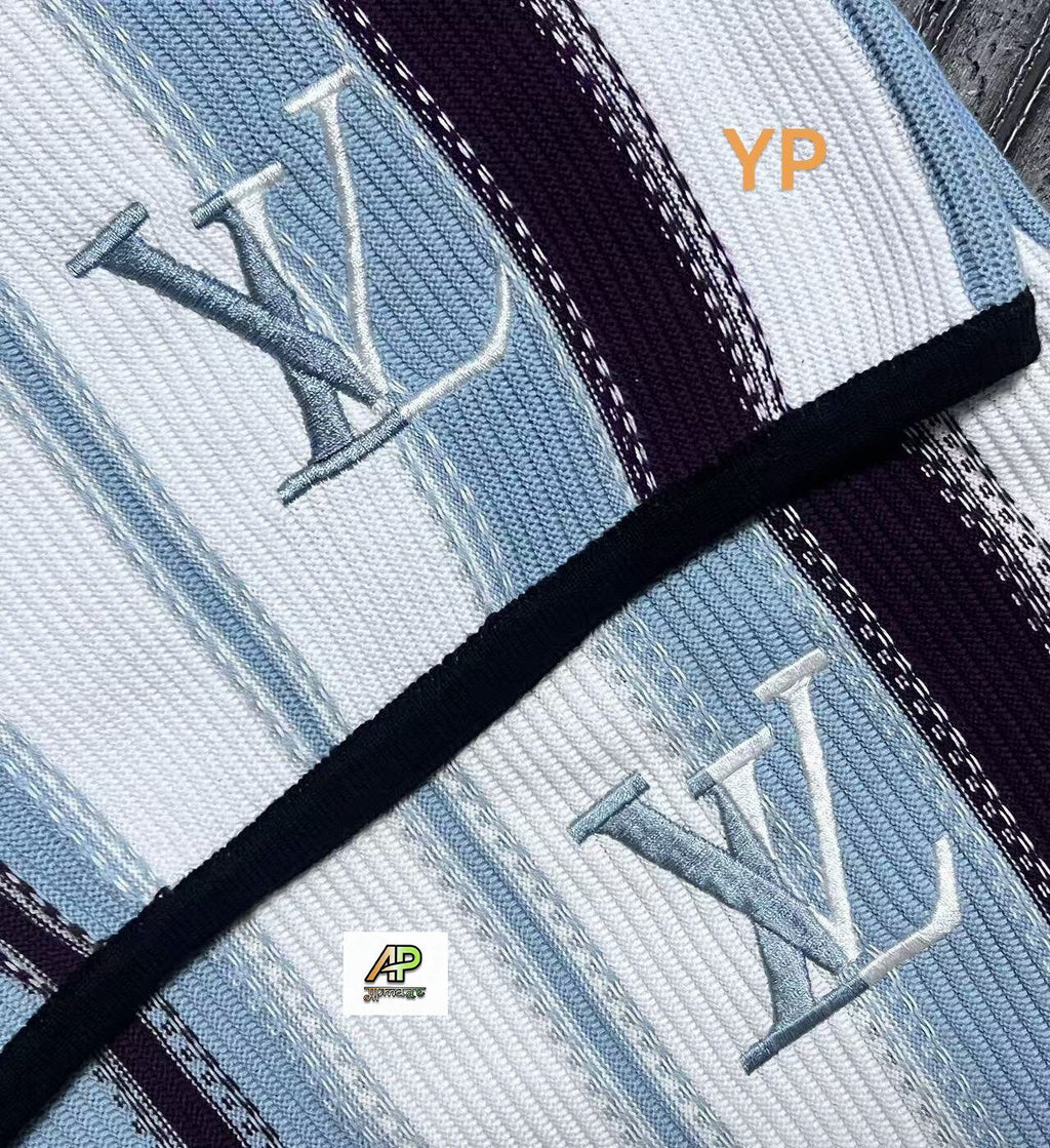 Louis Vuitton Striped Crochet Shorts