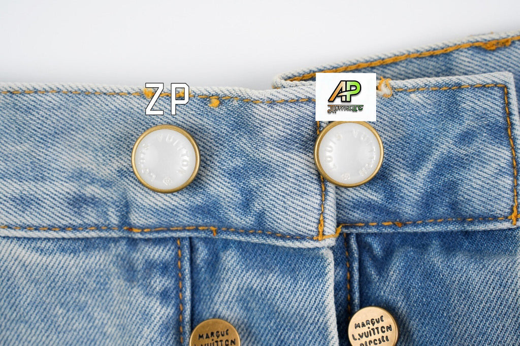 Louis Vuitton Pocket Exposed Stitching Monogram Denim Shorts