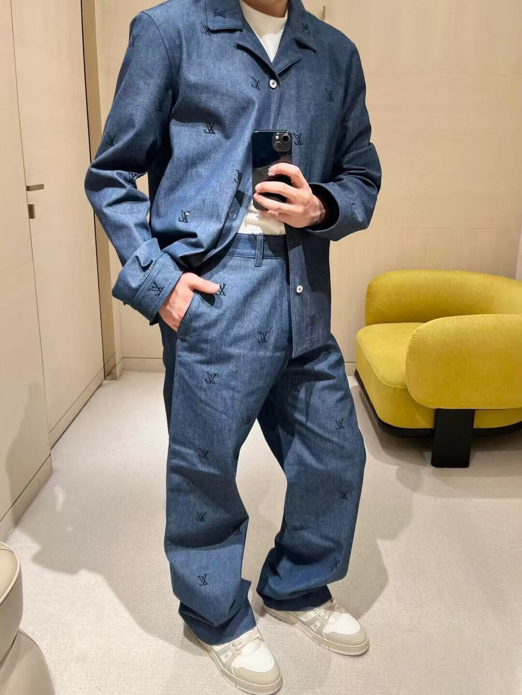 Louis Vuitton 25SS Embellished Jeans