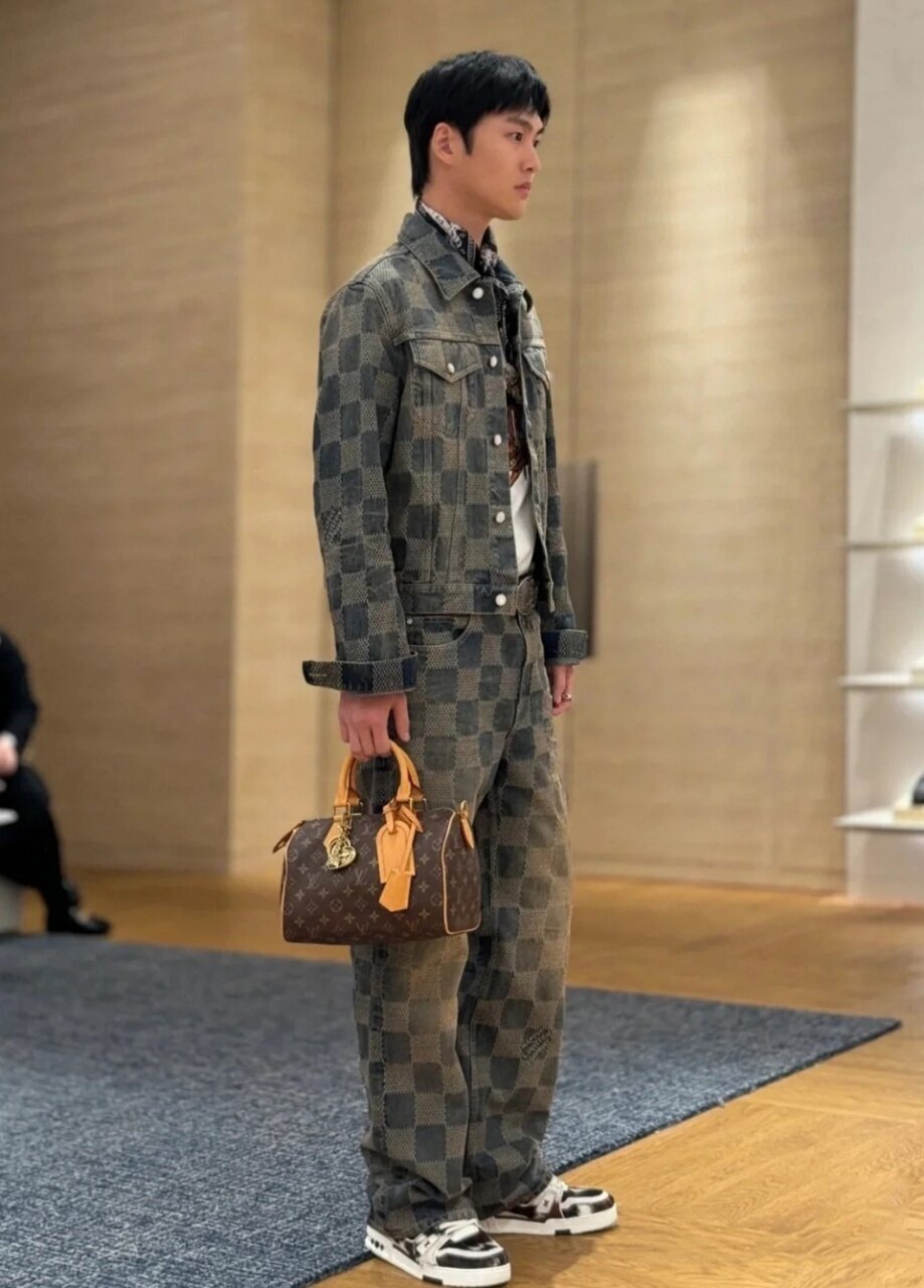 Louis Vuitton Damier Denim Skate Pants