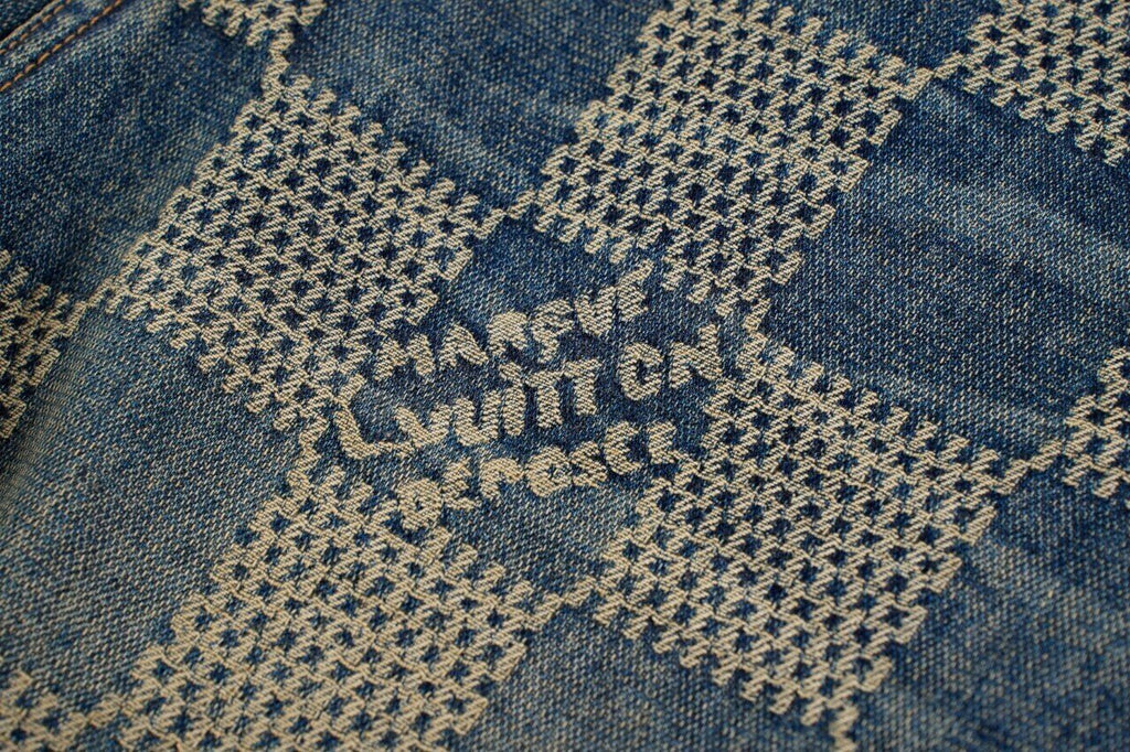 Louis Vuitton Damier Denim Skate Pants