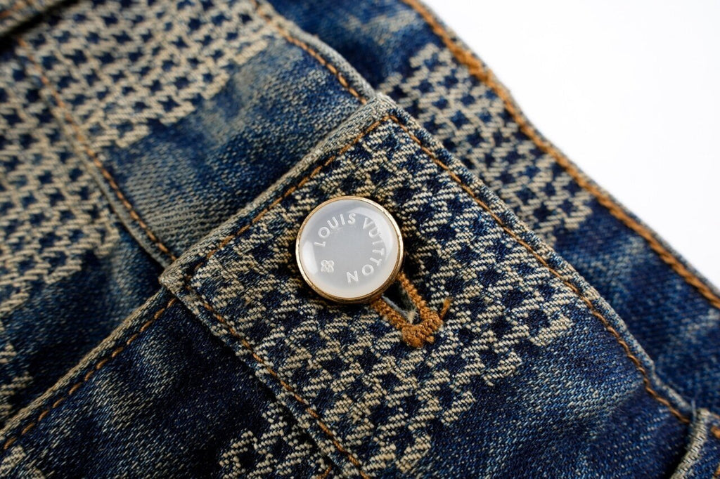 Louis Vuitton Damier Denim Skate Pants