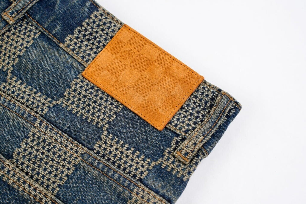 Louis Vuitton Damier Denim Skate Pants