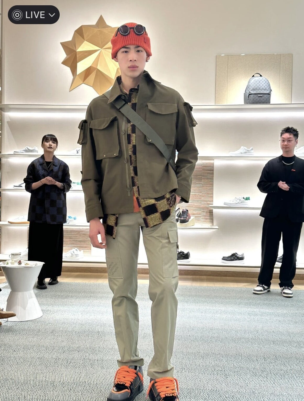 Louis Vuitton 100% Cotton Trousers