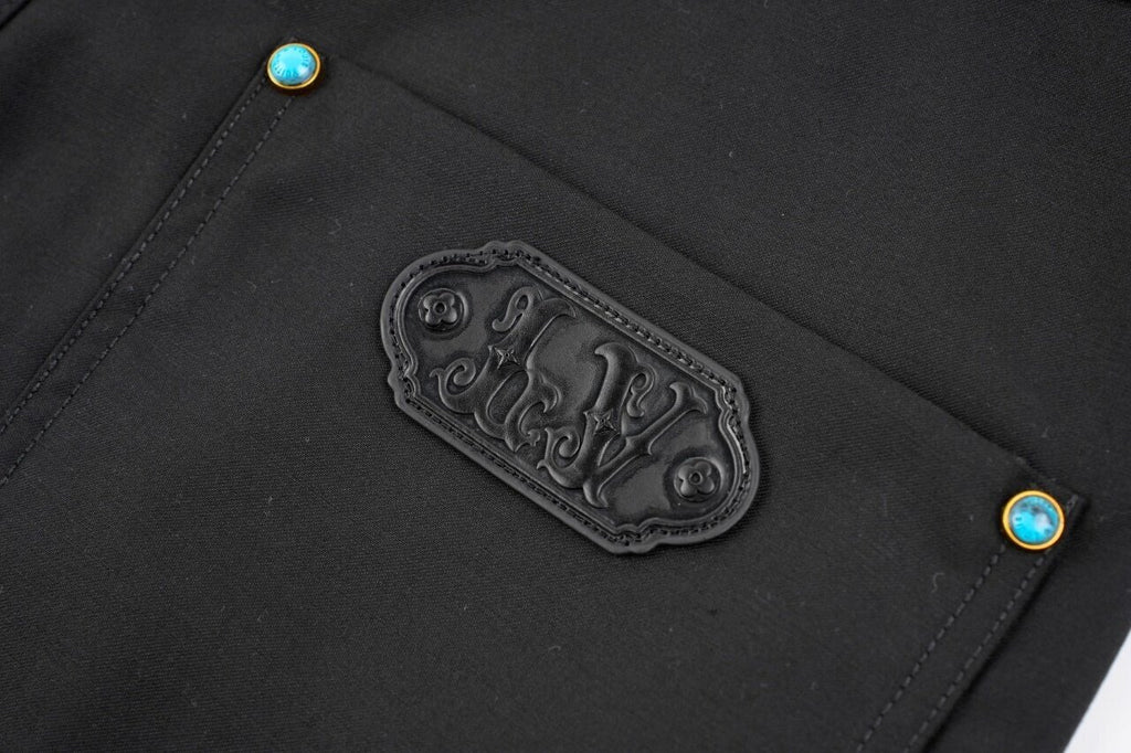 Louis Vuitton Custom-Woven Wool Blend Pants