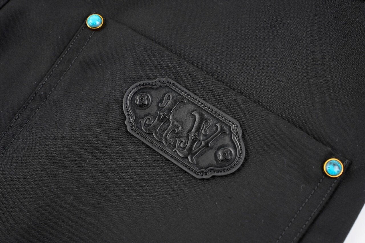 Louis Vuitton Custom-Woven Wool Blend Pants