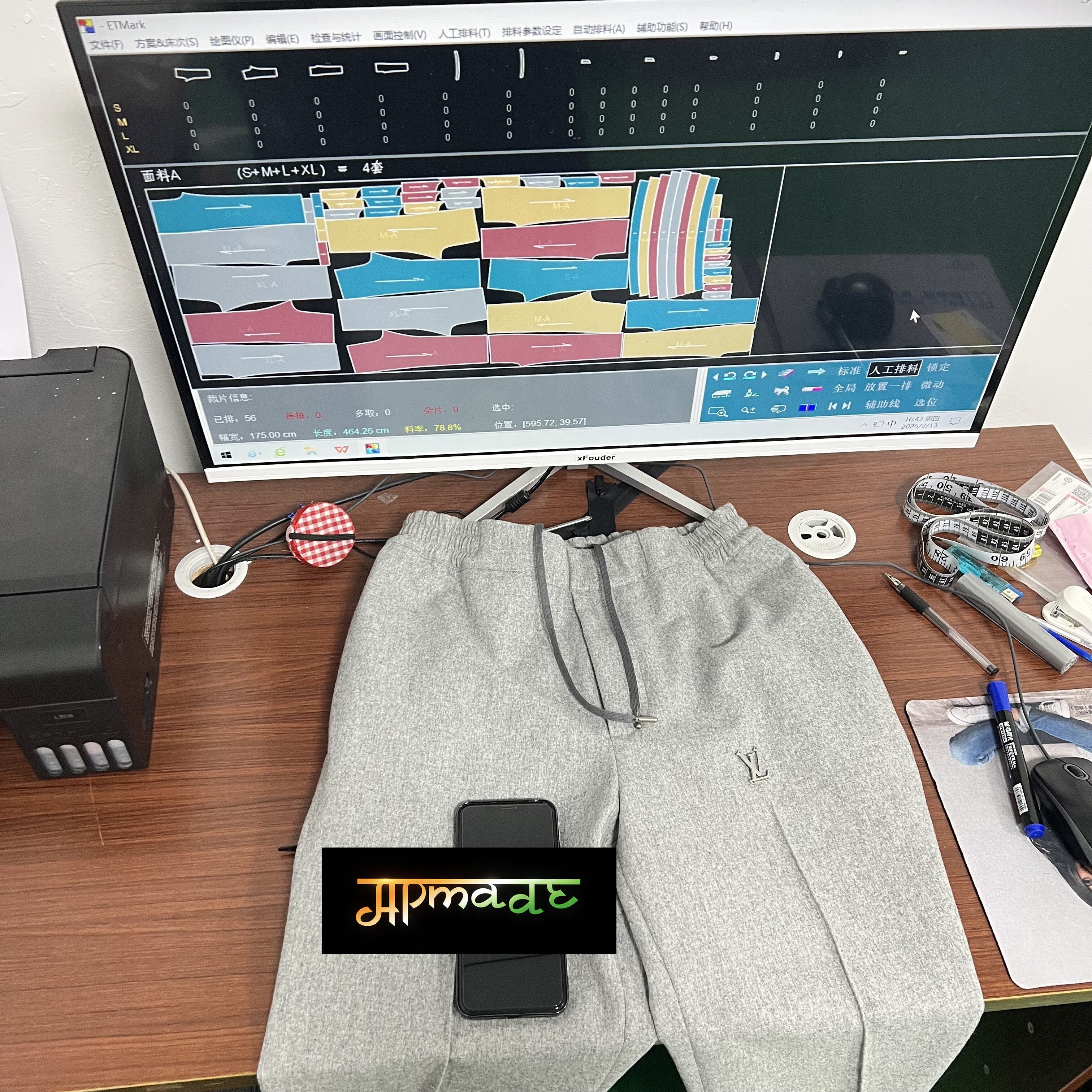 Louis Vuitton Casual Wool Pants