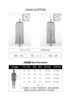 Louis Vuitton Casual Wool Pants