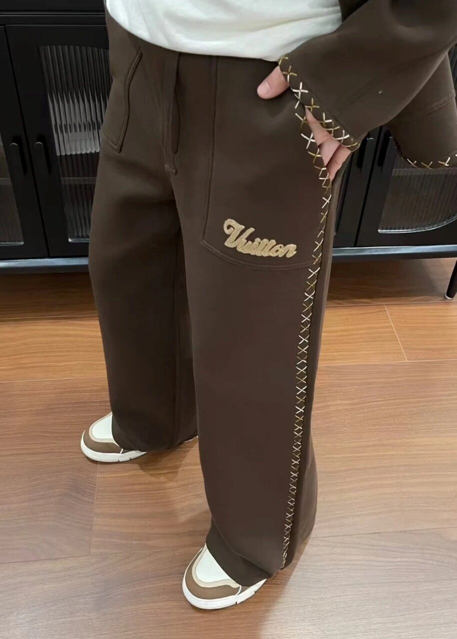 Louis Vuitton Side X-Shaped Gradient Long Pants