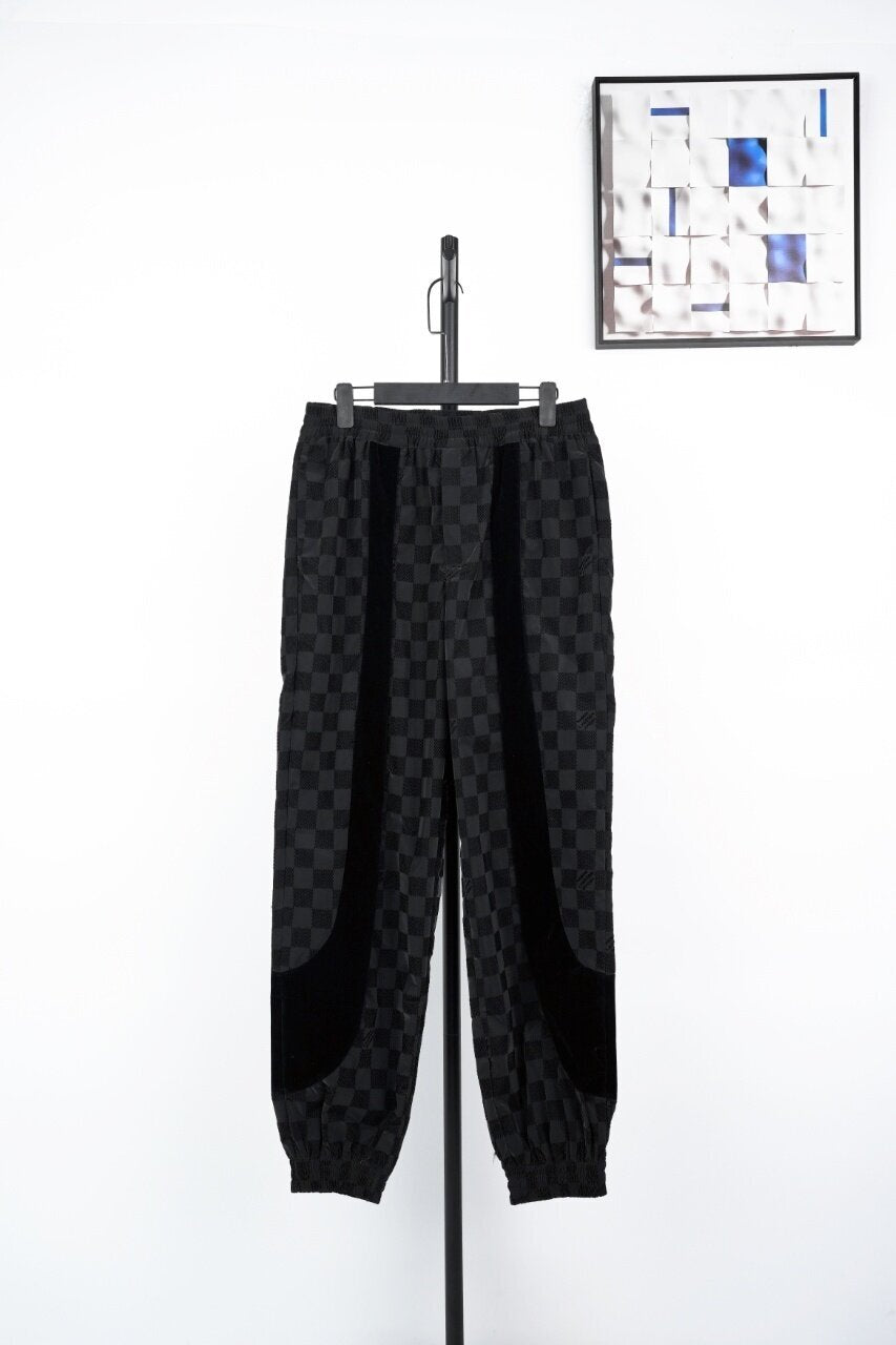 Louis Vuitton Plucked Checkerboard Pants