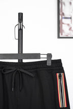 Burberry BBR Black Knitted Sweatpants