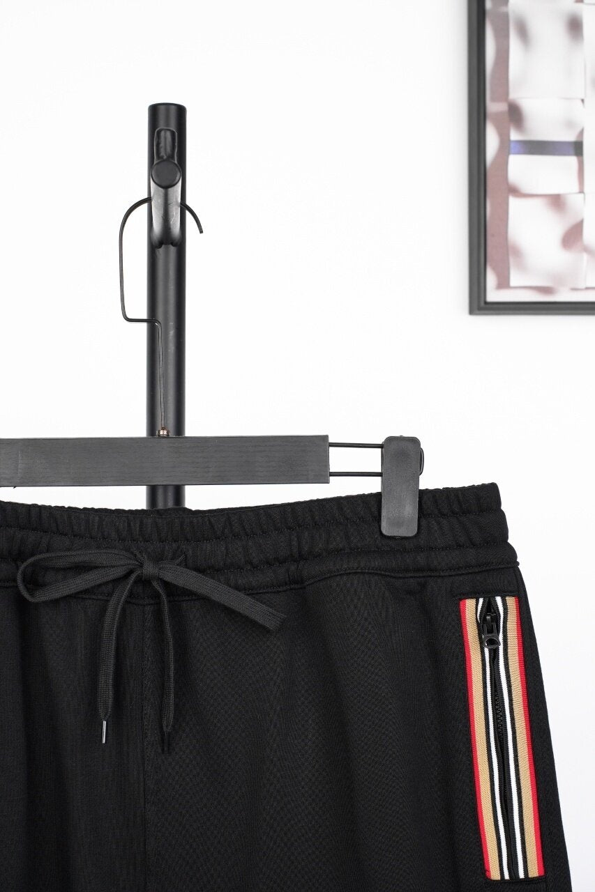 Burberry BBR Black Knitted Sweatpants