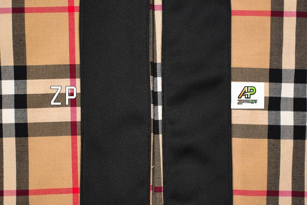 Burberry BBR Check Black Stripe Stretch Cotton Trousers
