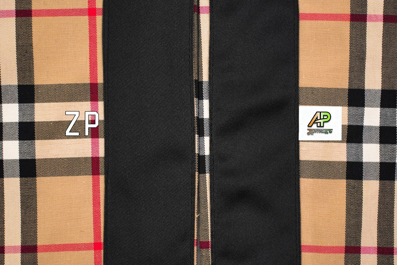 Burberry BBR Check Black Stripe Stretch Cotton Trousers