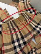 Burberry Check Cotton Trousers