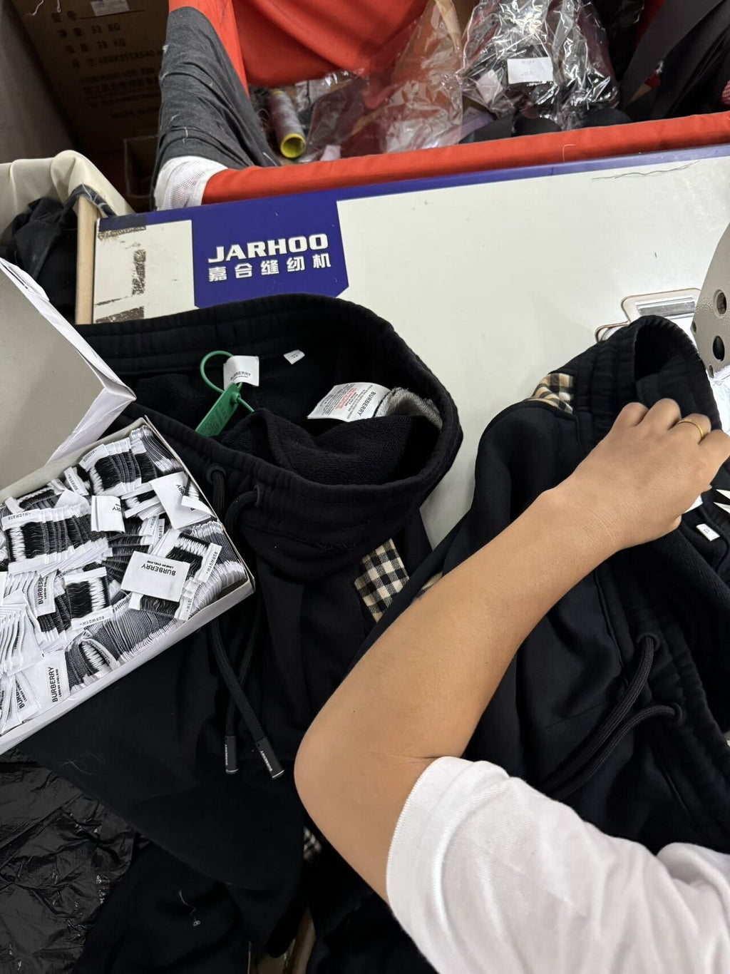 Burberry 100% Cotton Trackpants