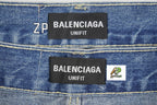 Balenciaga Blcg Ice Blue Jeans