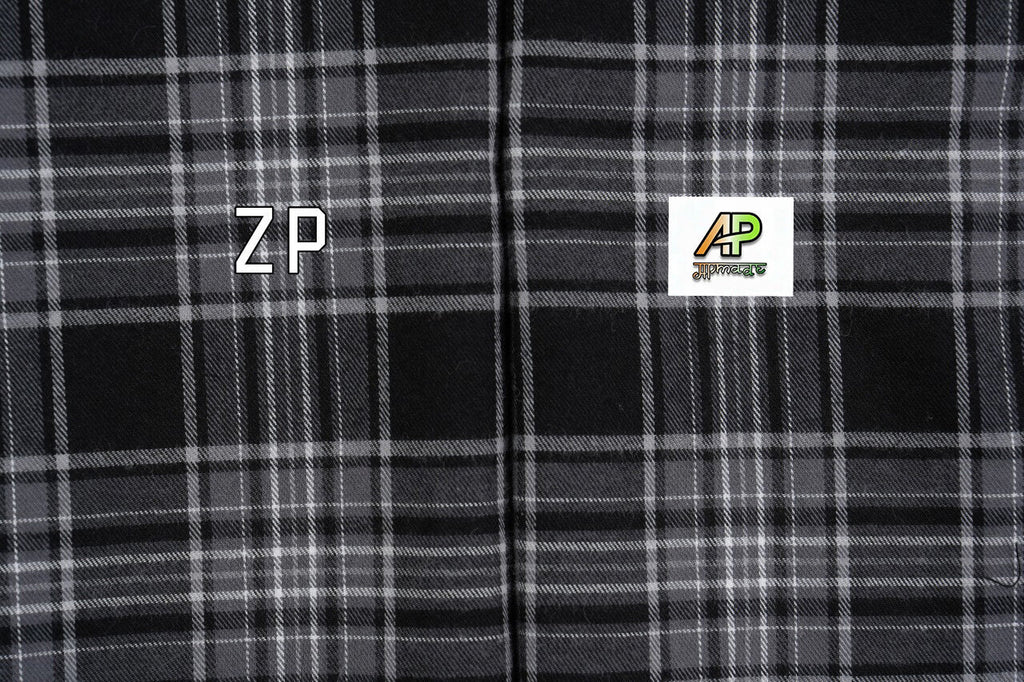 Balenciaga Plaid Pants with Front and Back Panels