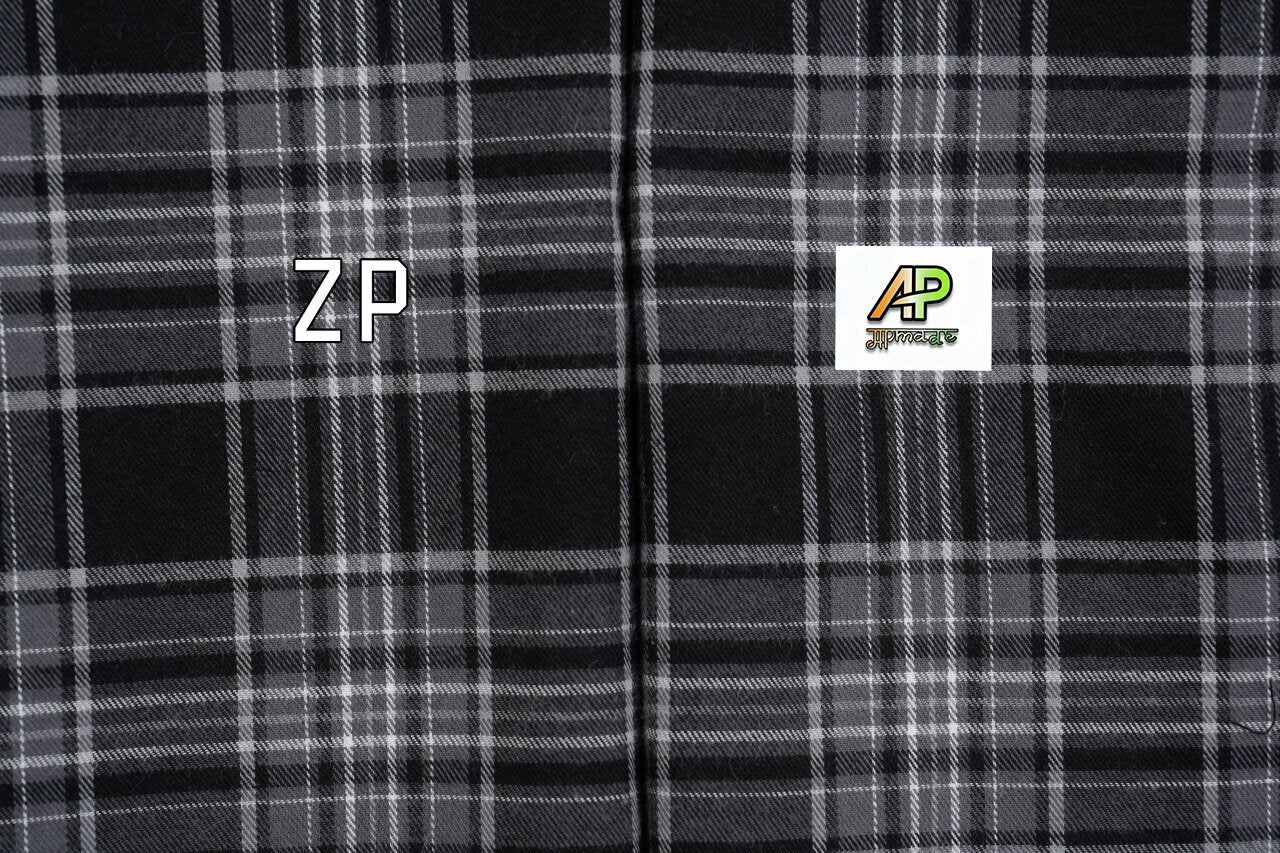 Balenciaga Plaid Pants with Front and Back Panels